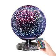 Ball Shape Colorful Fireworks Table Lamp