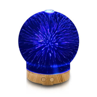 Ultrasonic Cool Mist Humidifier 3D Glass Night Lights